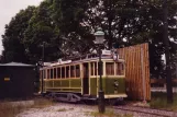 Malmø museumsvogn 20 ved Teknikens och Sjöfartens Hus (1990)