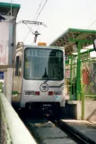 Mexico City sporvognslinje Tren Ligero (TL) med ledvogn 022 ved Xochimilco (2003)