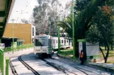Mexico City sporvognslinje Tren Ligero (TL) med ledvogn 023 ved Tasqueña (2003)