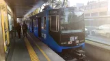 Mexico City sporvognslinje Tren Ligero (TL) med ledvogn 034 ved Xotepingo (2021)