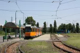 Milano sporvognslinje 24 med ledvogn 4952 ved Vigentino (2009)