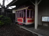 Modelsporvogn: San Jose, California foran Trolley Barn (2023)
