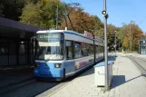München sporvognslinje 12 med lavgulvsledvogn 2169 ved Scheidplatz (2007)