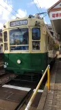 Nagasaki sporvognslinje 3 med motorvogn 504 ved Hamaguchi-Machi (2017)