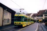 Neuchâtel regionallinje 215 med motorvogn 502 ved Boudry (2006)