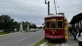 New Orleans linje 48 Canal Streetcar med motorvogn 2003 ved City Park / Museum (2024)