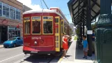 New Orleans linje 49 Riverfront med motorvogn 2024 ved N Rampart / St Ann (2018)