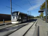 Odense Letbane med lavgulvsledvogn 09 "Friheden" ved Parkering Syd (2022)