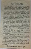 Omstigningsbillet til Københavns Sporveje (KS), bagsiden (1944)
