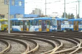 Ostrava motorvogn 1321 foran Vozovna Křivá (2008)