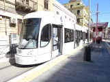 Palermo sporvognslinje 1 med lavgulvsledvogn 03 ved Stazione Centrale Terminal Stazione Centrale (2022)