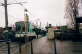 Paris sporvognslinje T1 med lavgulvsledvogn 109 ved Saint Denis (2007)