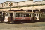 Porto motorvogn 221 foran remisen Boavista (1988)
