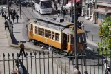 Porto sporvognslinje 22 med motorvogn 218 på Praça da Batalha (2016)