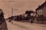 Postkort: Aarhus sporvognslinje 1 på Dalgas Avenue (1905)