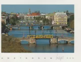 Postkort: Amsterdam på Nieuwe Amstelbrug (1990)