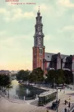 Postkort: Amsterdam på Prinsengracht (1905)