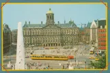 Postkort: Amsterdam ved Kongeslottet på Dam (1975)
