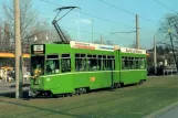 Postkort: Basel ledvogn 659 på Aeussere Baselstrasse (1990)