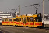Postkort: Basel sporvognslinje 10 med ledvogn 256 ved Wolfgottesacker (1989)