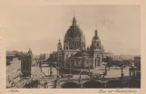 Postkort: Berlin  Dom mit Friedrichsbrücke (1906)