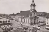 Postkort: Bern nær Bahnhof (1950)