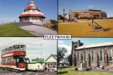 Postkort: Blackpool Heritage Trams med museumsvogn 366 i Fleetwood (1975)
