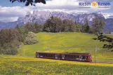 Postkort: Bolzano regionallinje 160 med motorvogn 21 nær Sonnenplateau/L'altipiano del sole (2012)