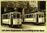 Postkort: Brandenburg an der Havel foran Altes Straßenbahn Depot (2007)