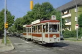 Postkort: Braunschweig museumsvogn 1 på Siegfriedstr. (1989)