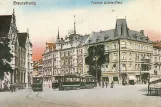 Postkort: Braunschweig på Friedrich Wilhelm-Platz (1898)