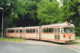 Postkort: Bremen ledvogn 445 ved Bürgerpark (1998)