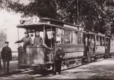 Postkort: Bremen sporvognslinje 2 med motorvogn 135 på Hermann-Böse-Straße (1911)