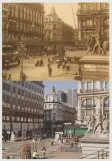 Postkort: Bruxelles på Beursplein/Place de la Bourse (1906-1908)