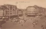 Postkort: Bruxelles på Place Fontainas/Fontainas Plein (1913)