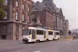 Postkort: Bruxelles Tourist Tramway med ledvogn 7930 på Boulevard General Jaques / Generaal Jacqueslaan (1989)