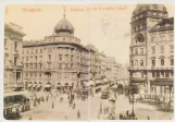 Postkort: Budapest på Rákócki út (1900)