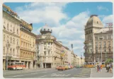 Postkort: Budapest på Rákóczi út és Nagykörút keresztezödése (1975)