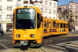 Postkort: Budapest sporvognslinje 3 med ledvogn 1508 nær Határ út (2002)