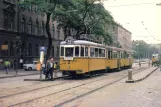 Postkort: Budapest sporvognslinje 3 med motorvogn 2624 på Váci út (1979)