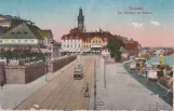 Postkort: Dresden på Bellevue (1917)