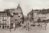 Postkort: Dresden på König-Johann-Straße (1908)