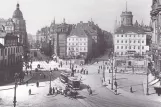 Postkort: Dresden på Pirnaischer Platz (1905)