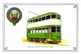 Postkort: Dublin dobbeltdækker-motorvogn 268  (2006)