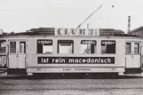 Postkort: Essen motorvogn 901 ved remisen Betriebshof Stadtmitte (1928)