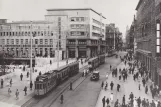 Postkort: Essen sporvognslinje 2 på Kettwiger Straße (1928-1933)