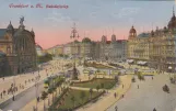 Postkort: Frankfurt am Main på Bahnhofsplatz (1919)