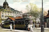 Postkort: Frankfurt am Main sporvognslinje 11 ved Hauptwache (1901)