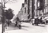 Postkort: Frederiksberg Hovedlinie  på Godthåbsvej (1906-1908)