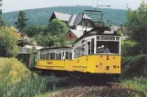 Postkort: Gotha museumsvogn 56 ved Tabarz (1992)